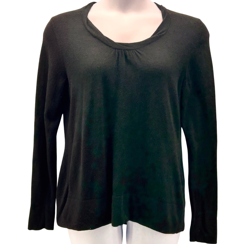 Banana Republic Cashmere Sweater XL Black Wool